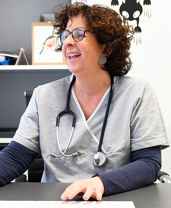 Eva Rodriguez albaitaria Zarautzen